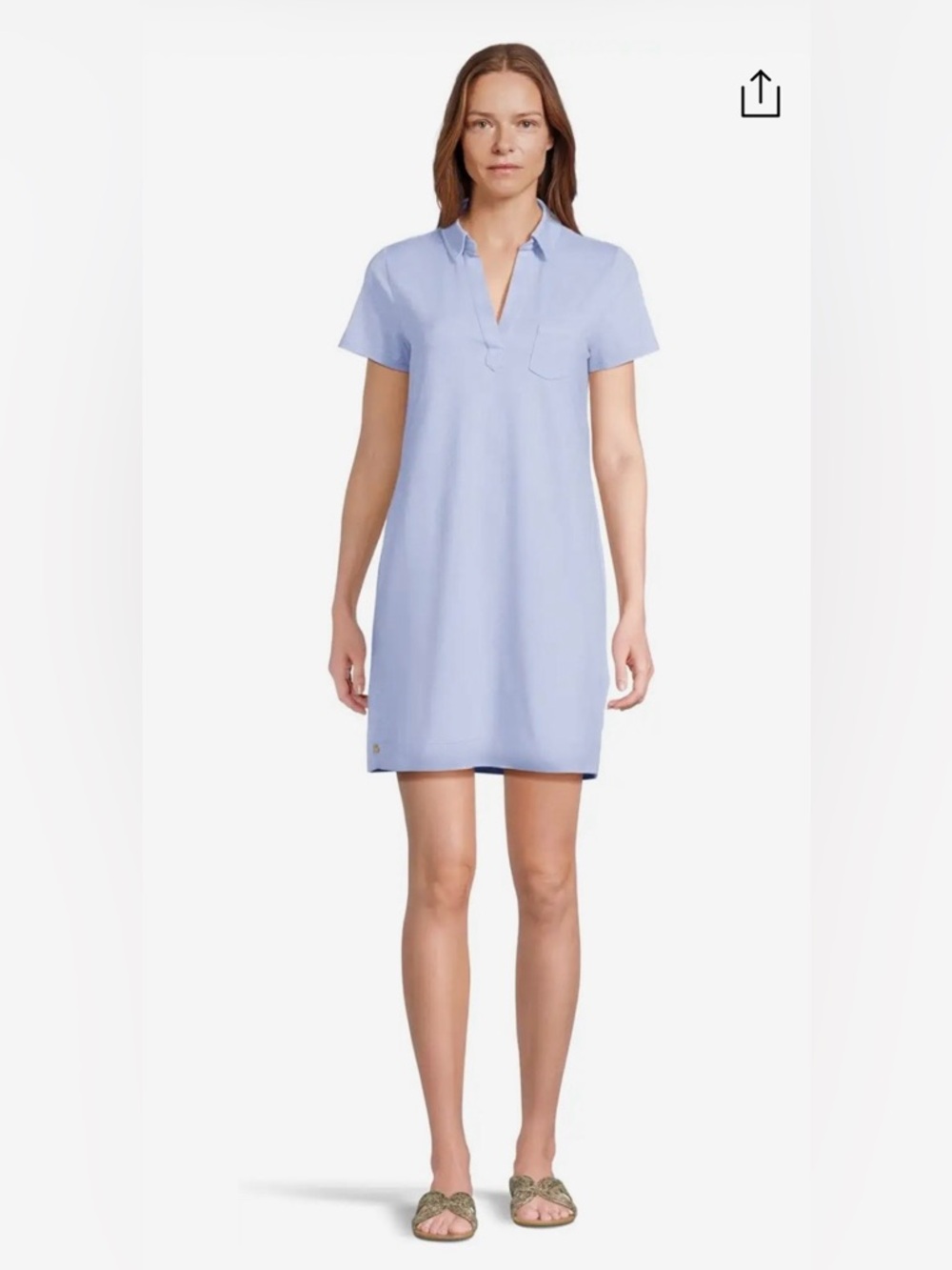 Lilly Pulitzer Dune Dress Light Heathered Blue XXS